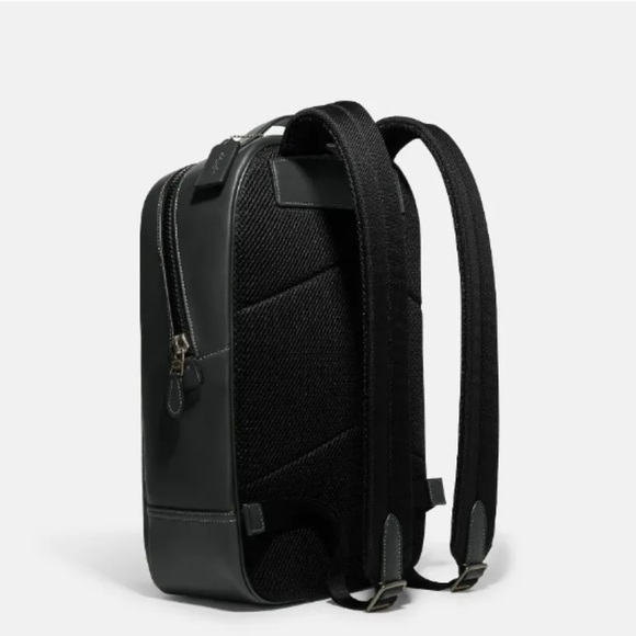 Coach Mens Westway Backpack Chalk Colorblock Signature Leather Bookbag $498 - Picture 5 of 5